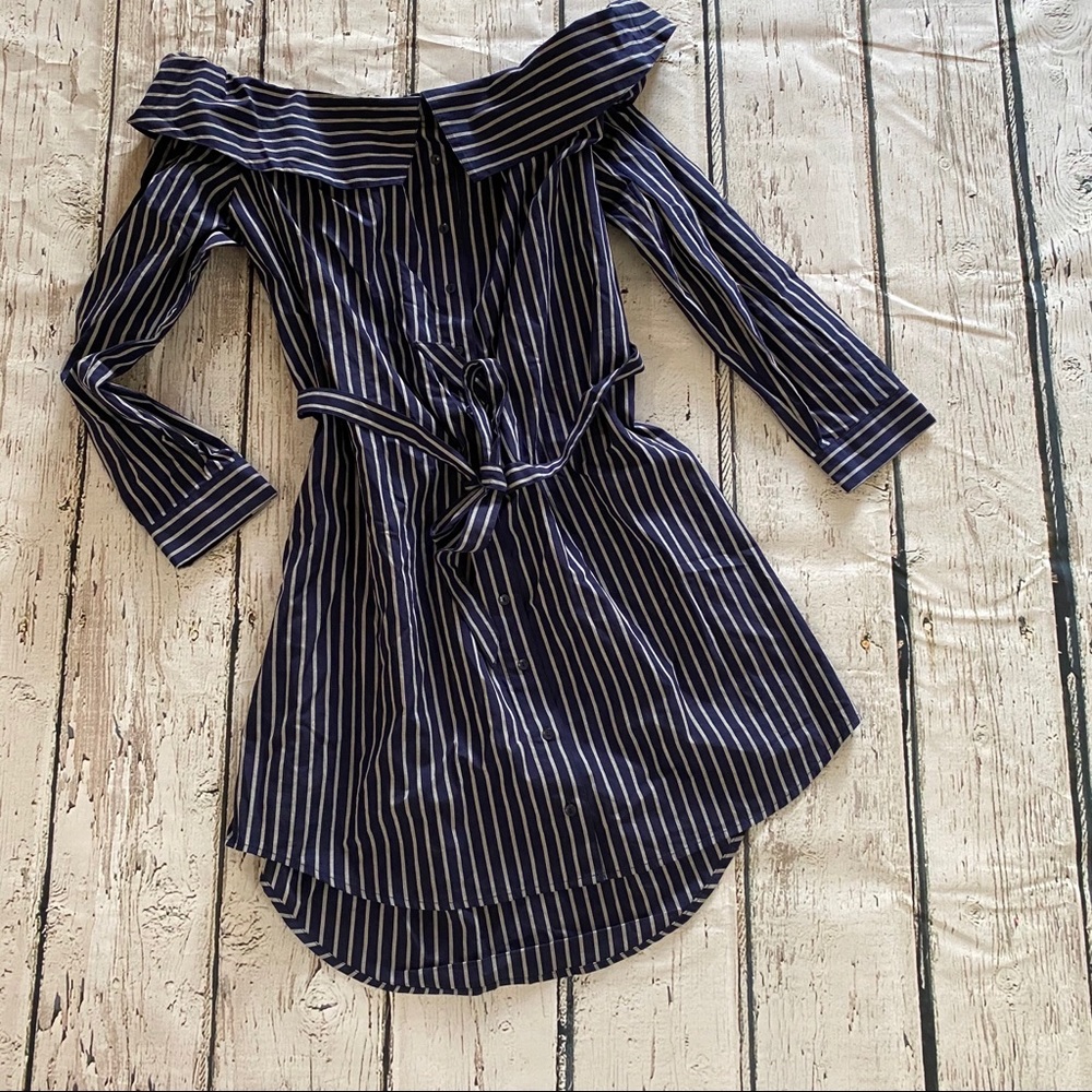 NWT Kensie striped blue dress